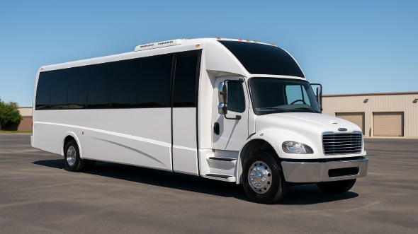Exterior of Charter Bus Company Bountiful's 15 Passenger Minibus in Bountiful