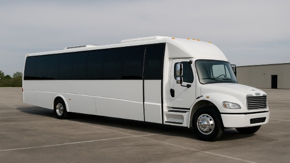 Exterior of Charter Bus Company Draper's 28 Passenger Mini bus in Draper