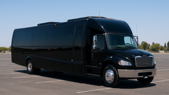 Exterior of Charter Bus Company Bountiful's 30 Passenger Minibus in Bountiful