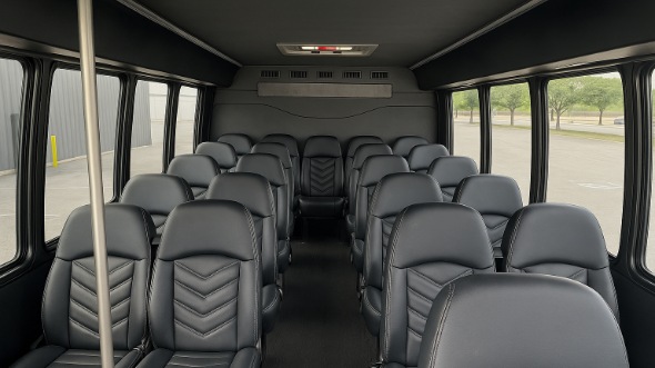 bountiful 18 passenger minibus inside