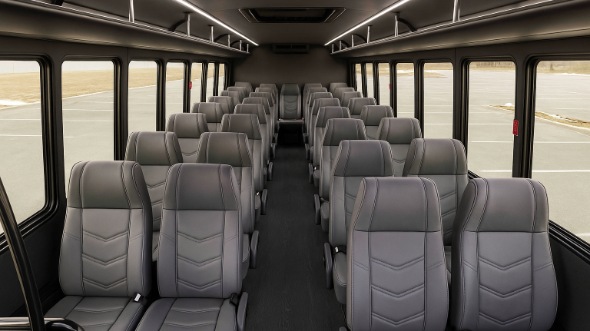 bountiful 25 passenger minibus inside