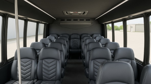 bountiful 35 passenger minibus inside