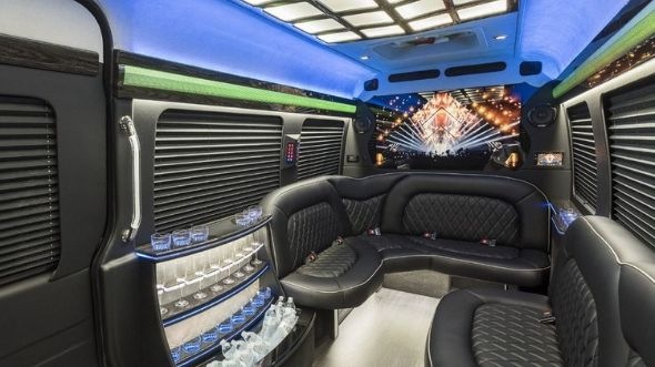 bountiful sprinter limo rental inside