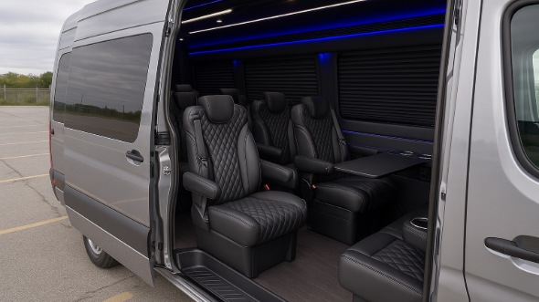 bountiful sprinter van with driver inside